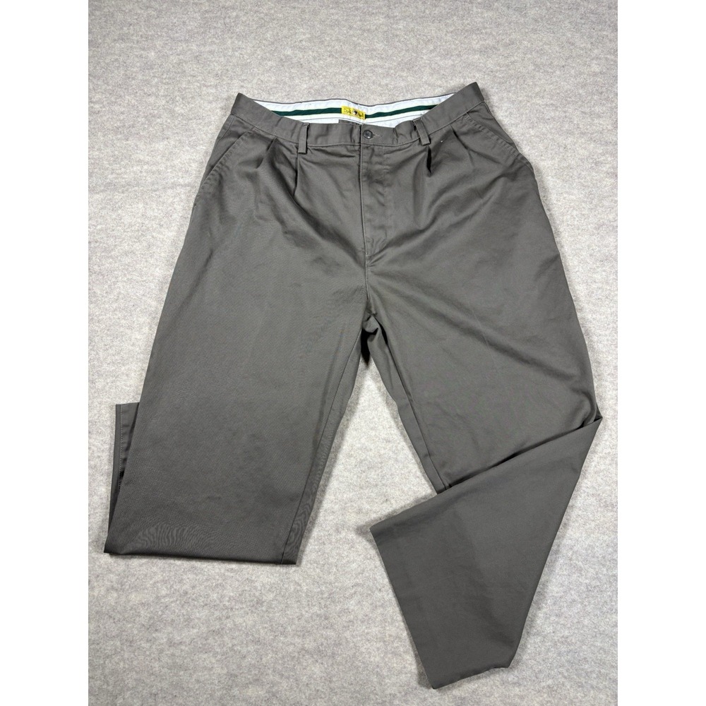 Vintage Duck Head Khaki Chino Pants Mens 36x30 100% Cotton Wide Leg Open